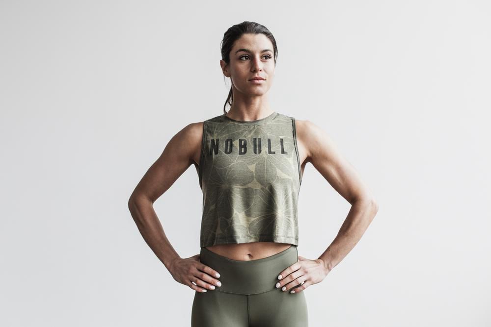 Débardeurs NOBULL Femme Vert - NOBULL Muscle,France (2086-VBQKH)